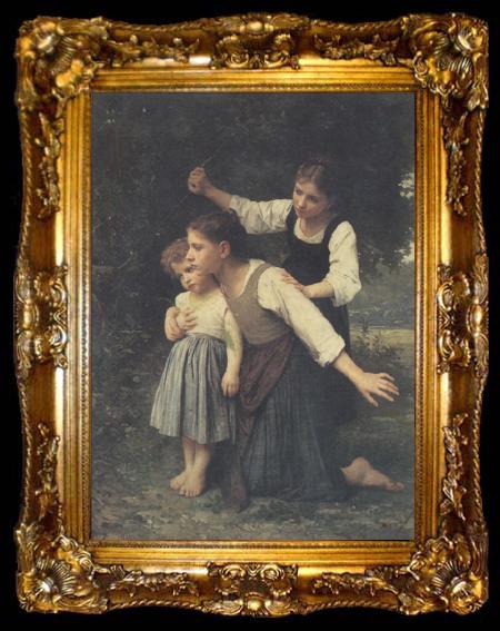framed  Adolphe William Bouguereau Dans le bois (mk26), ta009-2